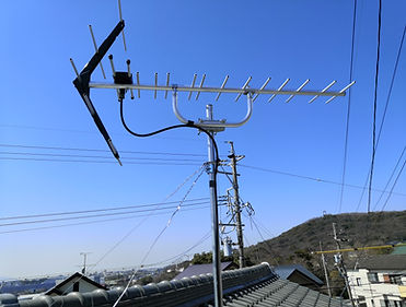 家電お助け隊のアンテナ設置完了