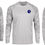 Thumbnail: Grey HOOK Long Sleeve Performance Tee w/ UV Protection
