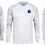 Thumbnail: White HOOK Long Sleeve Performance w/ UV Protection