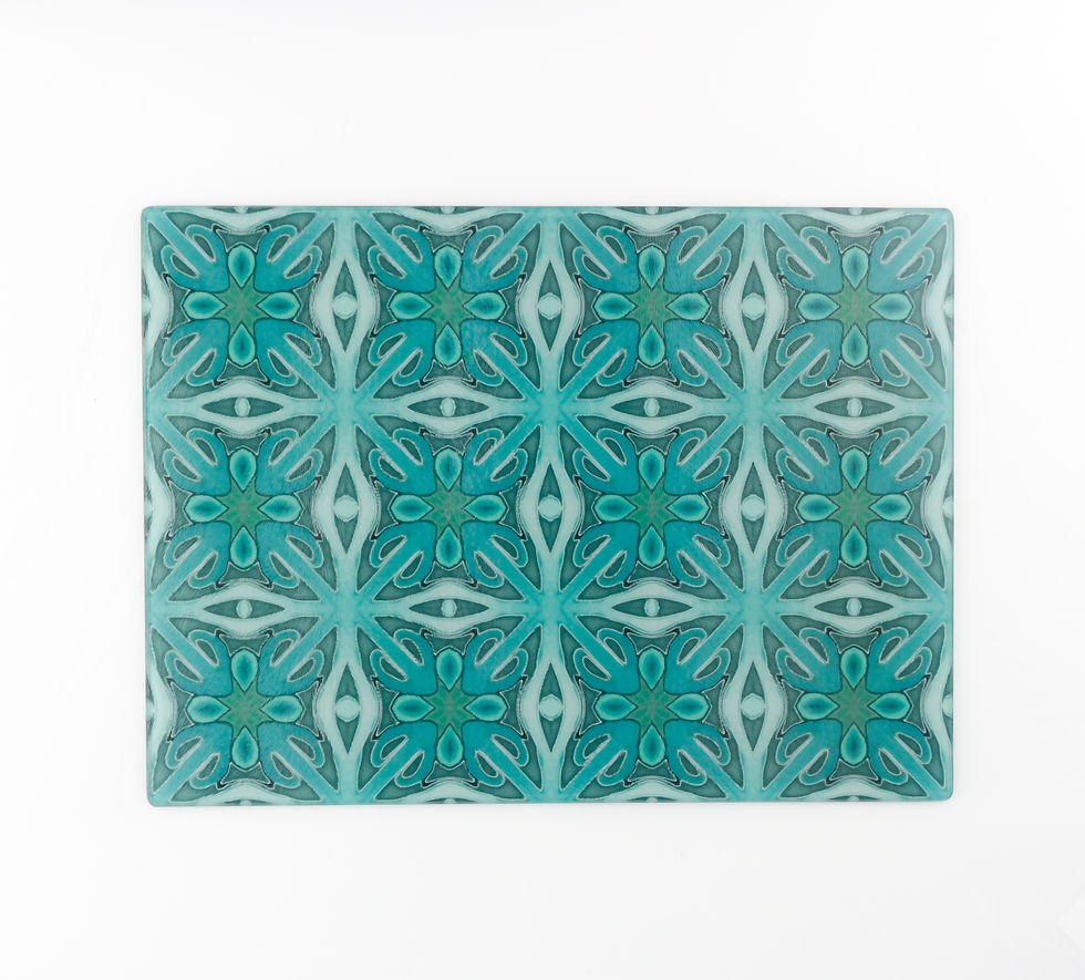 Thumbnail: Malachite green chopping board - extra large