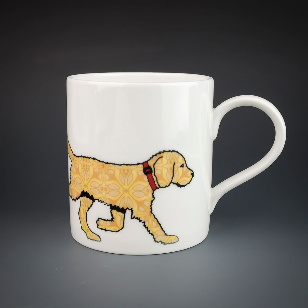 Thumbnail: Labrador / Labradoodle pup mug