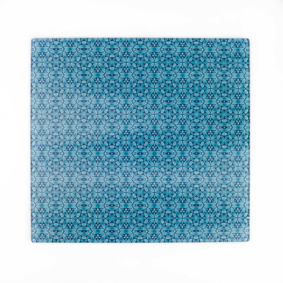 Thumbnail: Dark Blue 'Liberty' Print Worktop Saver - 28x30cm