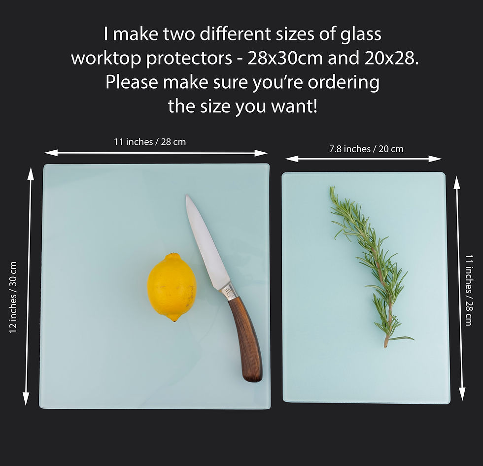 Thumbnail: Ocean School dark blue chopping board - small -  20x28cm