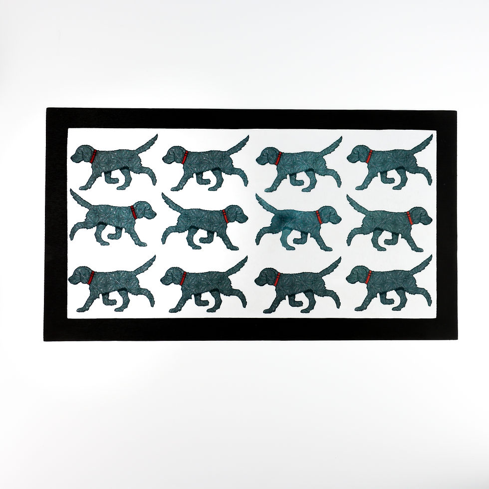 Thumbnail: Black Lab Pet Food Placemat