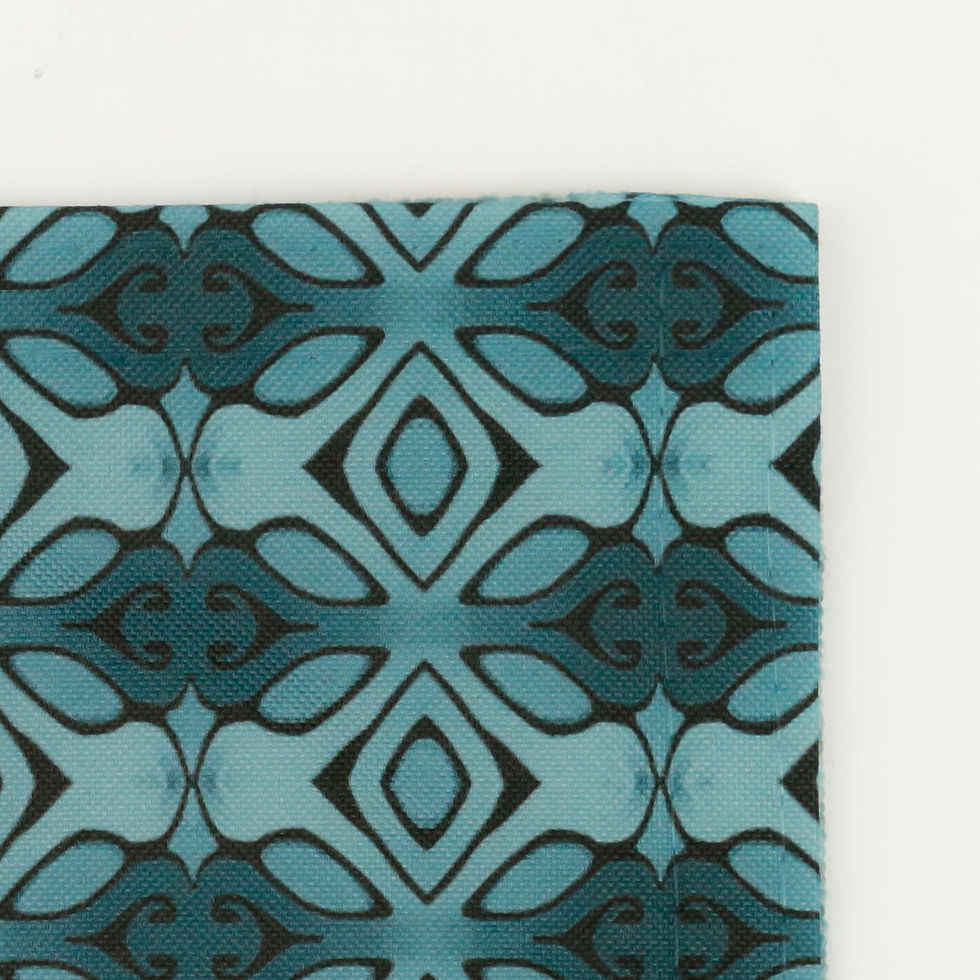 Thumbnail: Malachite Blue-Green Placemat  - extra large 45x30cm - easy care fabric