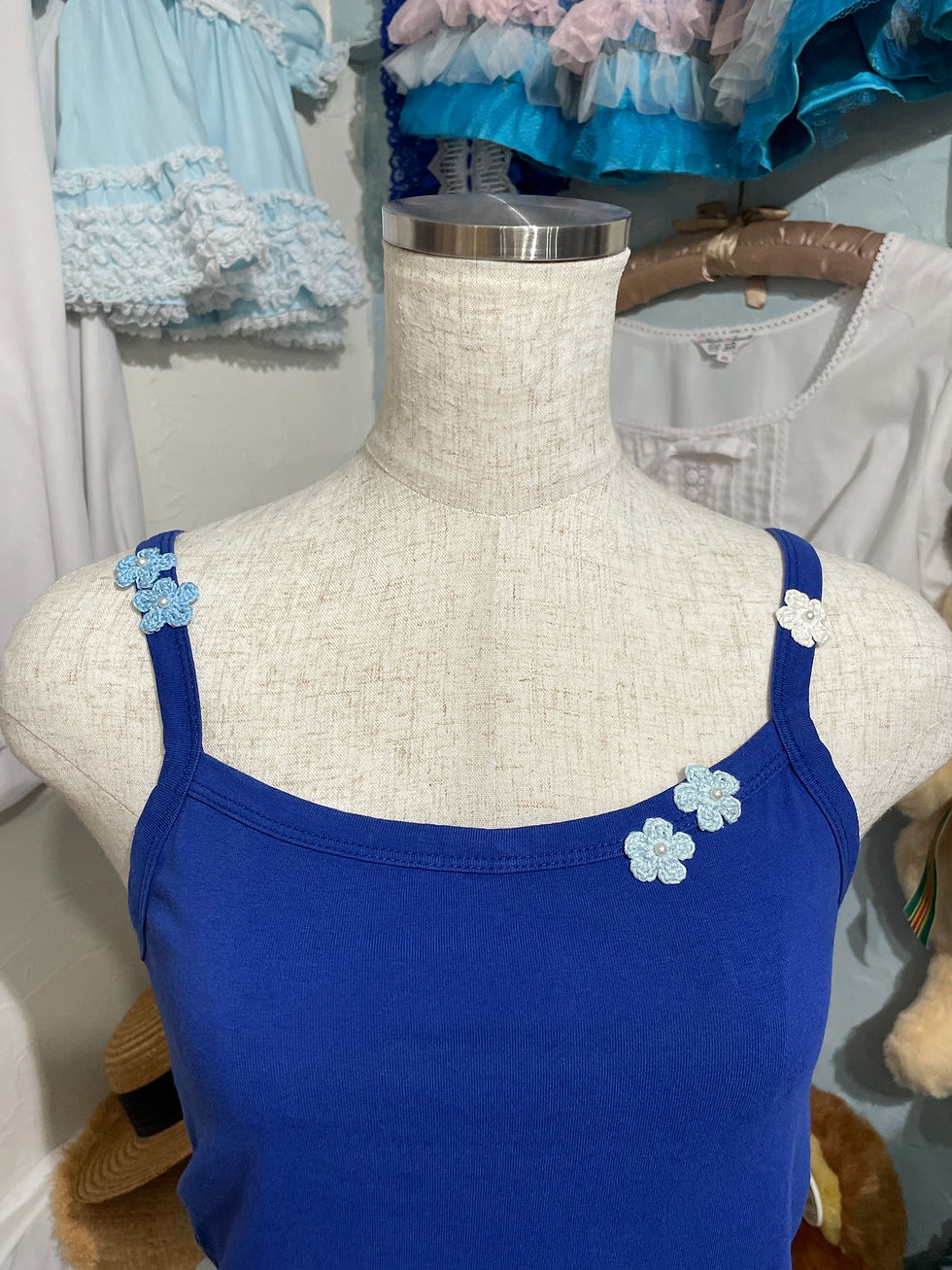 サムネイル： crochet flower camisole