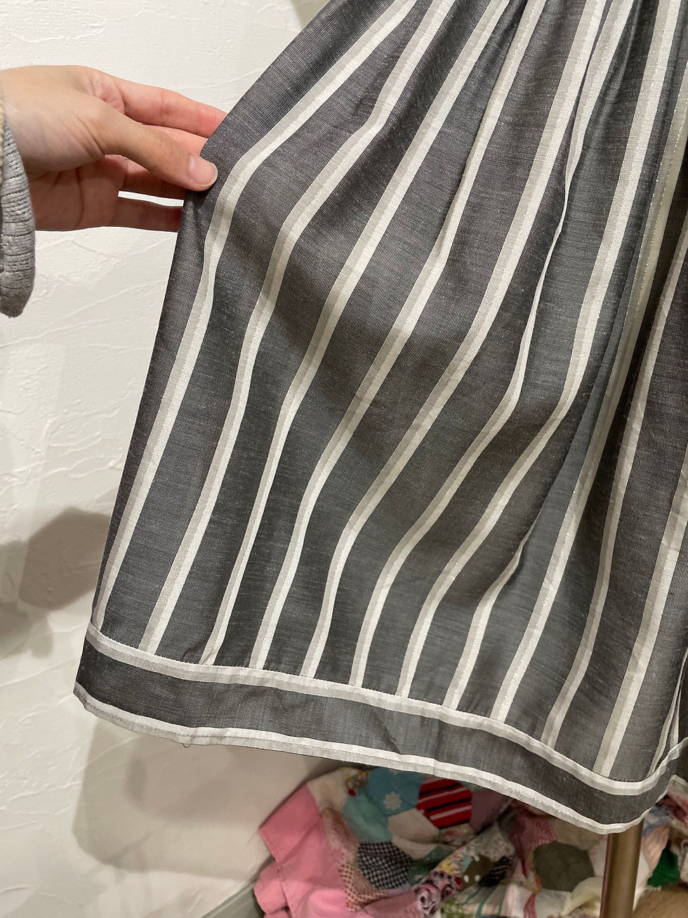 サムネイル： 80s 東ドイツ(DDR) stripe tuck skirt ♪