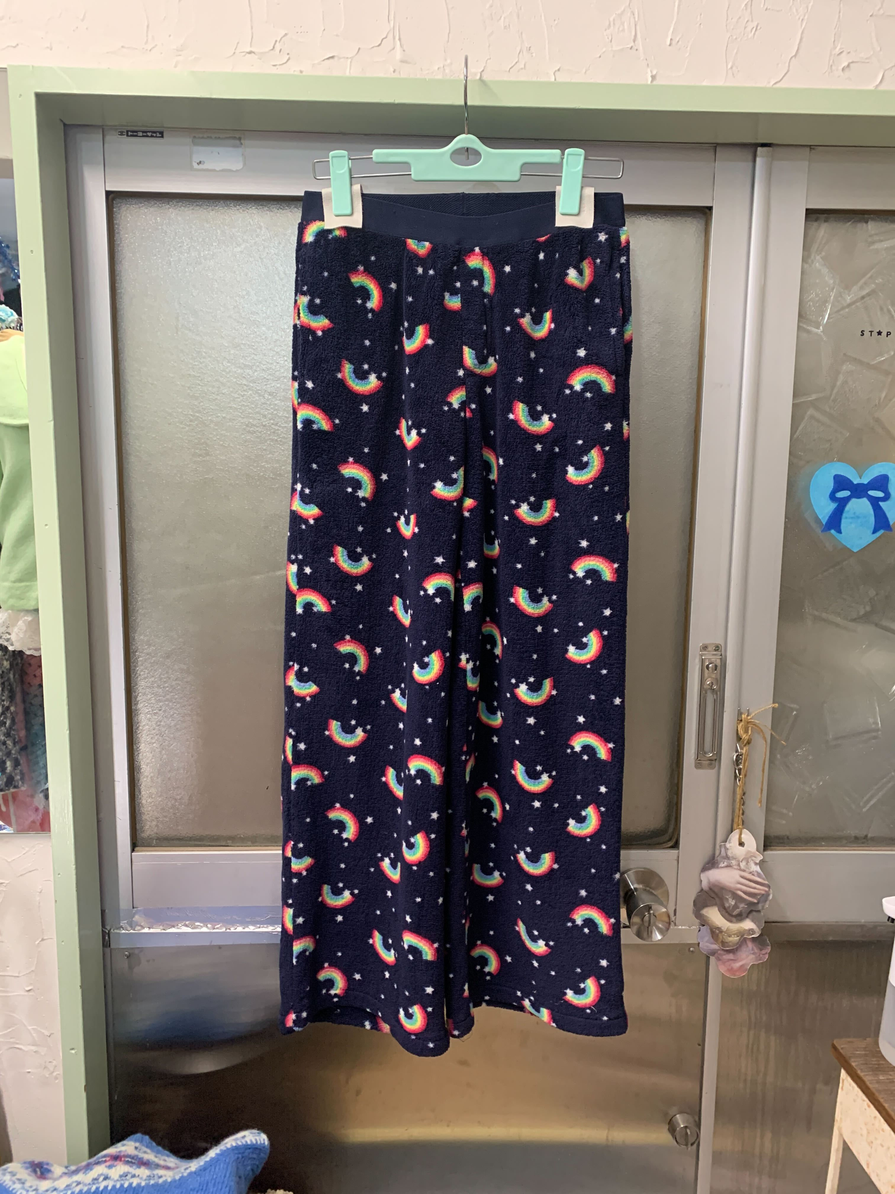 rainbow*ੈ✩ fleece pants
