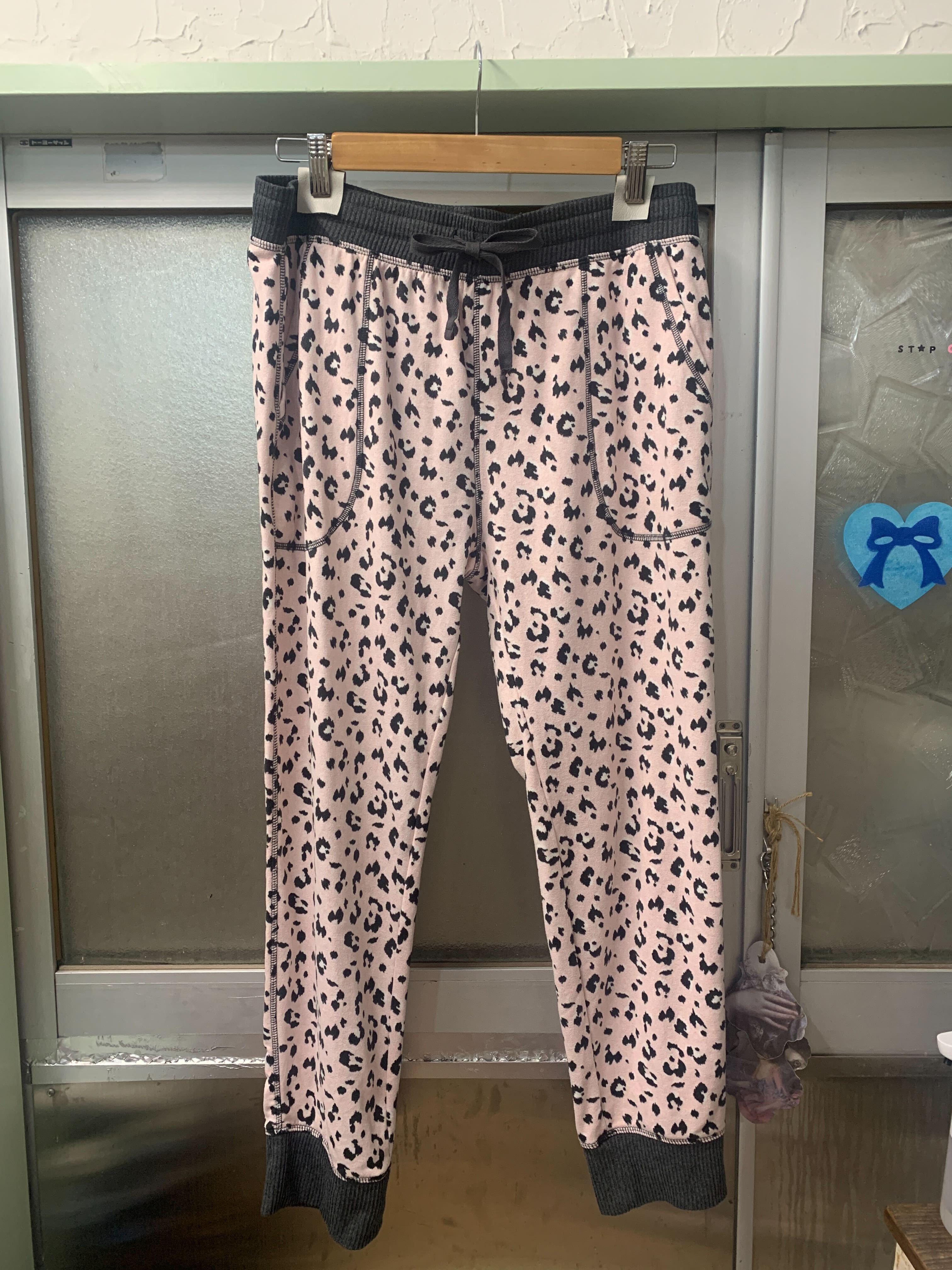 milk leopard pants