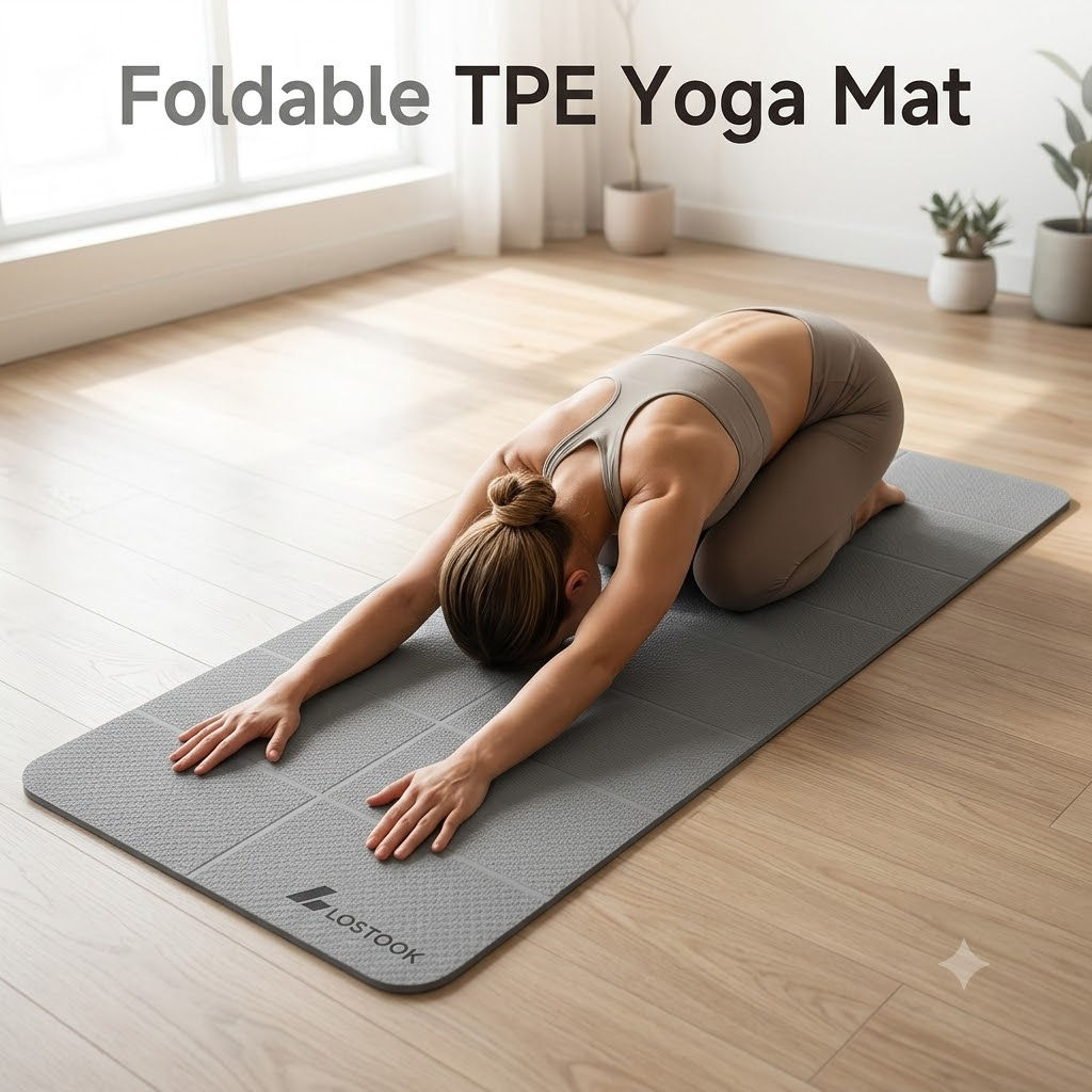 Foldable TPE Yoga Mat – 4mm