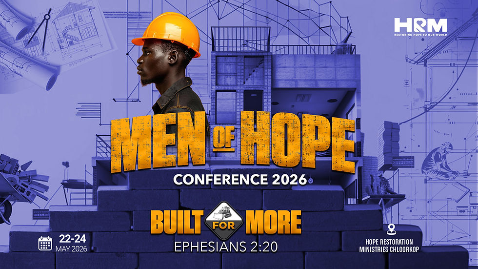 Men of Hope  Conference 2026