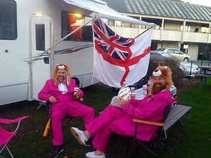 Relaxing before the big event - Lions in Pink New Zealand