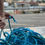 Thumbnail: Bristol Harbour Blue fishing ropes collected by Ecotribo