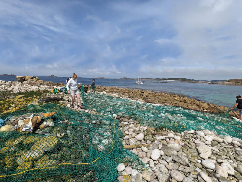 Thumbnail: Sustainable Sunglasses UK. cotribo Recycled Ghost Net Sunglasses made from ghost nets  found on the Isles of Scilly