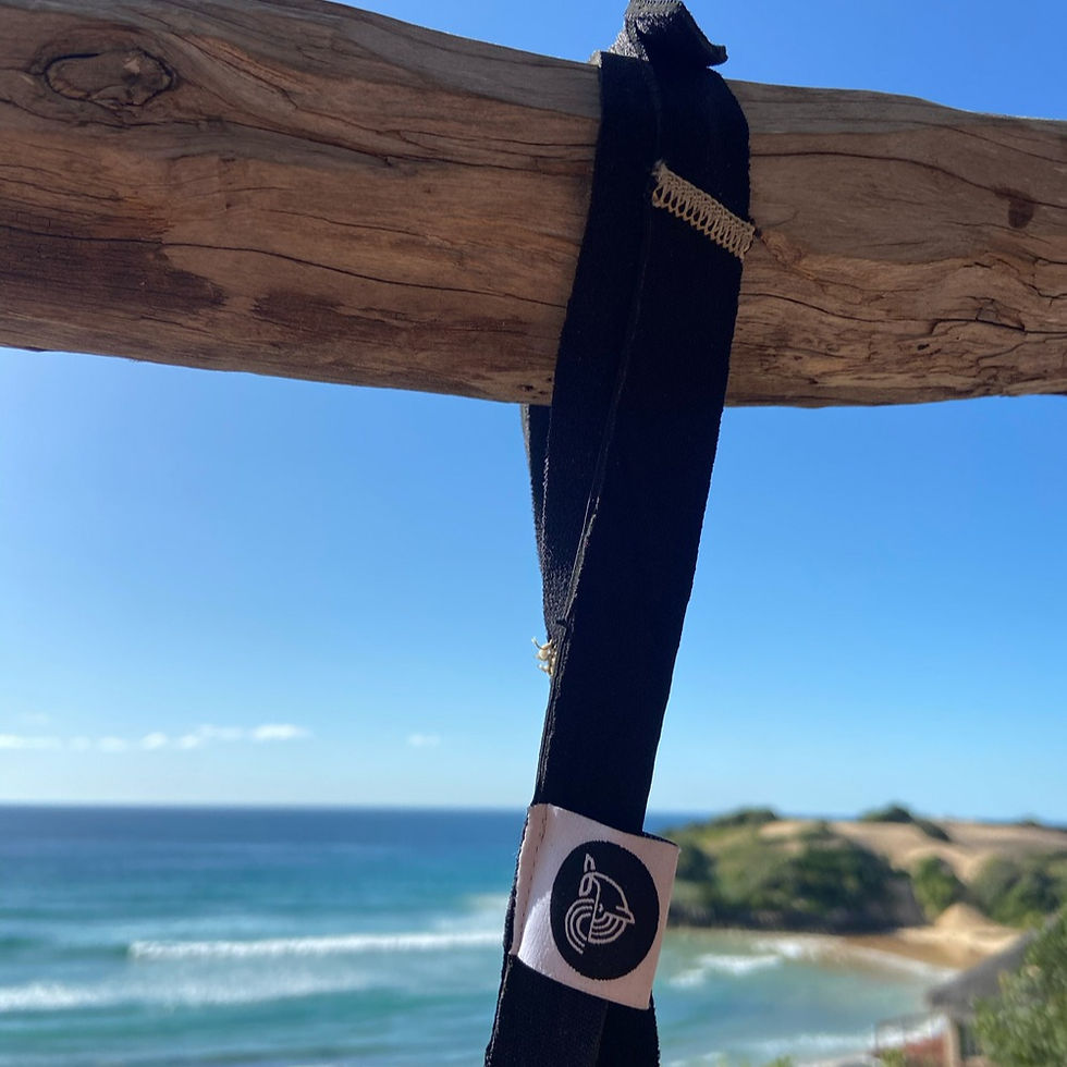 Thumbnail: Ecotribo Wetsuit Hanger made with recycled wetsuits and FSC wood