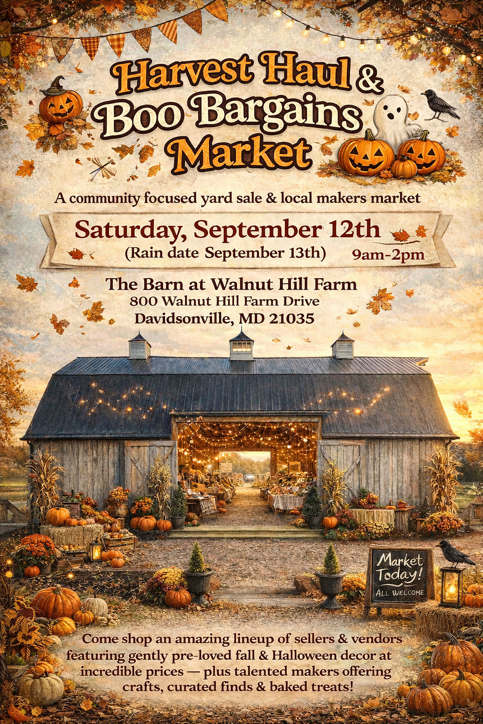 Harvest Haul & Boo Bargains Market