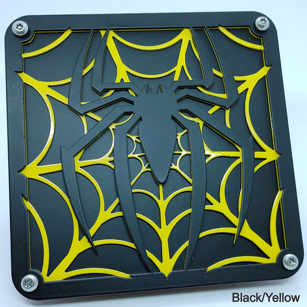Thumbnail: Spider Web 2 Color - Black Front Plate