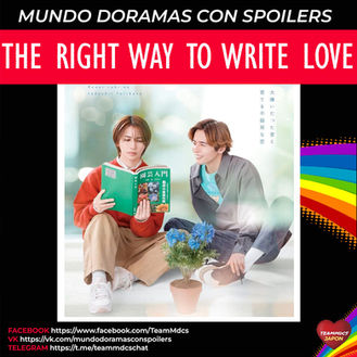 THE RIGHT WAY TO WRITE LOVE