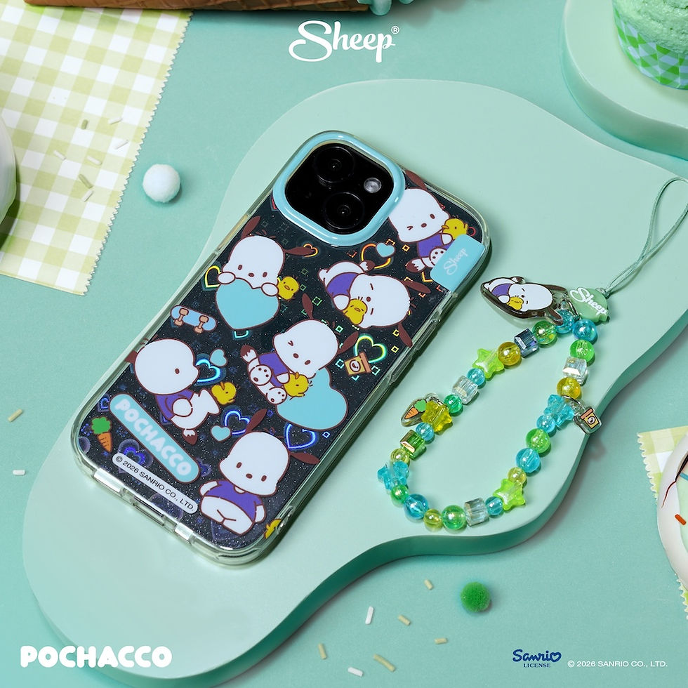 ภาพขนาดย่อ: pochacco iphone case sketch เคส ไอโฟน โปเชโกะ ลิขสิทธิ์แท้ sanrio สีเขียว ลายน่ารัก ซานริโอ้ กันกระแทก