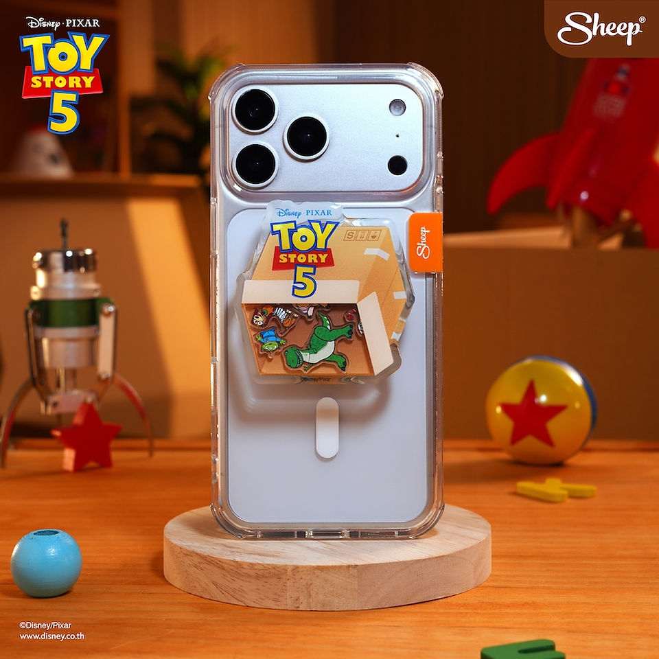 Phone Grip Toy Story 5 ที่แปะมือถือ Slinky Dog สลิงกี้ ด็อก Rex เร็กซ์ Forky Hamm Aliens Little Green Men ของเล่น ลิขสิทธิ์แท้ Disney Pixar ดิสนีย์ ทอย สตอรี่ Accessories magsafe แม่เหล็ก ของสะสม น่ารัก เคส case สี น้ำตาล
