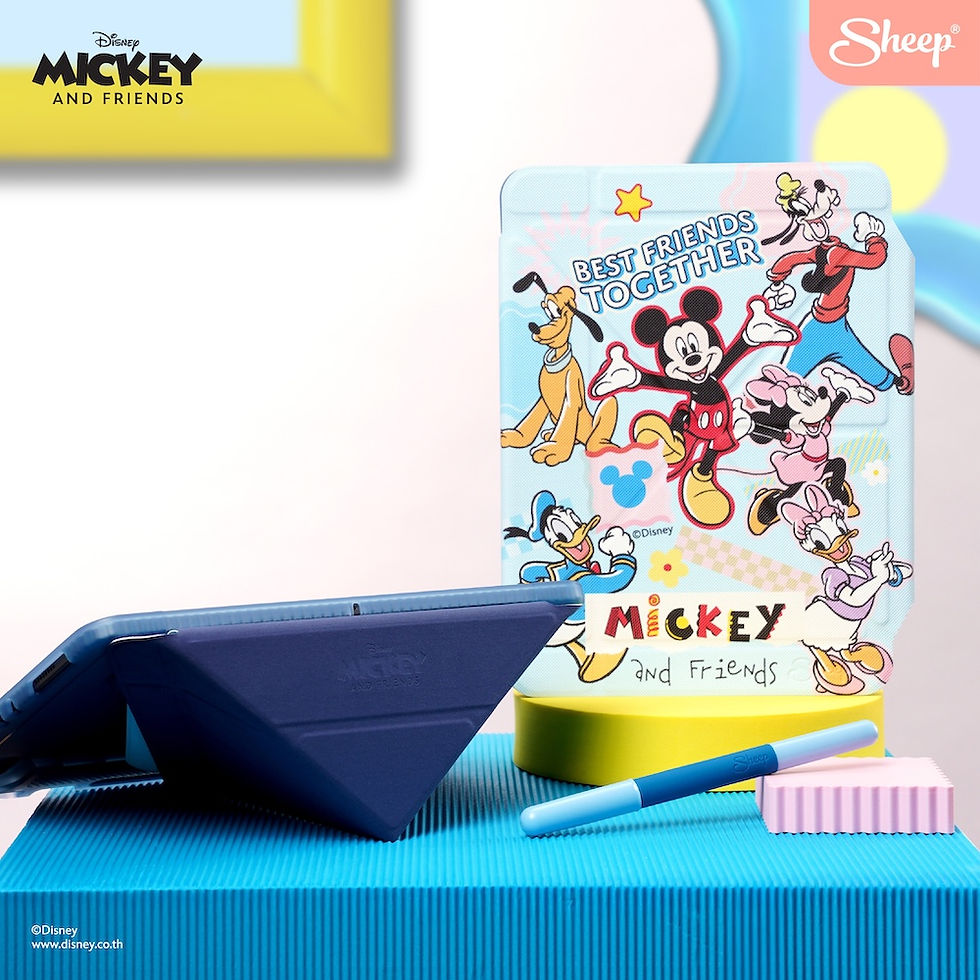 ภาพขนาดย่อ: เคสไอแพด มิคกี้ เมาส์ เพื่อน ipad case mickey mouse and สีฟ้า blue