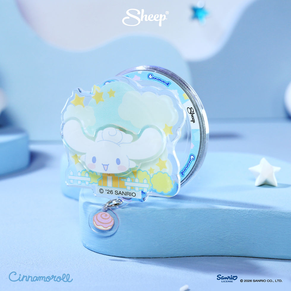 ภาพขนาดย่อ: phone accessories cinnamoroll ใช้คู่เคส sanrio ลิขสิทธิ์แท้ ที่แปะมือถือ สีฟ้า magsafe หมุน ได้ griptok