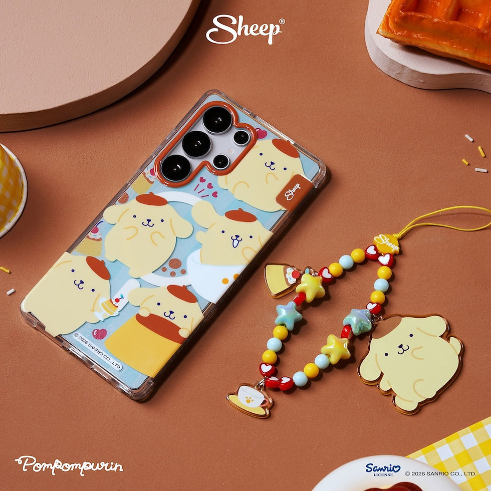 ภาพขนาดย่อ: เคส ปอมปอมปูริน ซัมซุง pompompurin case samsung สีเหลือง ฟ้า ลิขสิทธิ์แท้ sanrio ซานริโอ้ ลายน่ารัก กันกระแทก