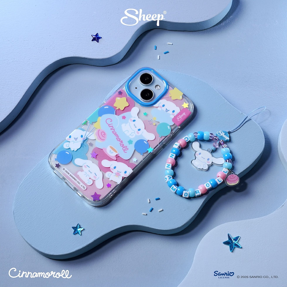 sanrio iphone case เคส ไอโฟน ซินนามอนโรล ลิขสิทธิ์แท้ ซานริโอ้ สีฟ้า ชมพู sketch มีของแถม ลายน่ารัก