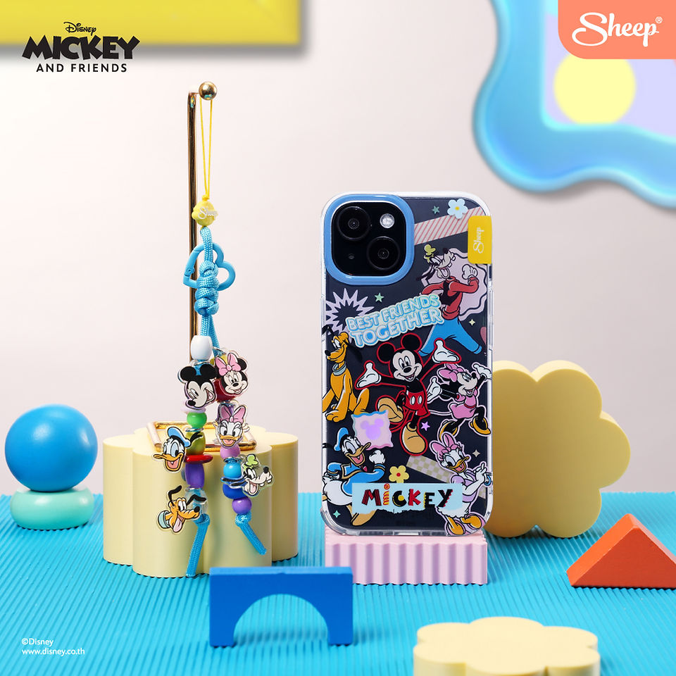เคสไอโฟน มิคกี้ สีฟ้า เพื่อน มิกกี้ Mickey Mouse and Friends