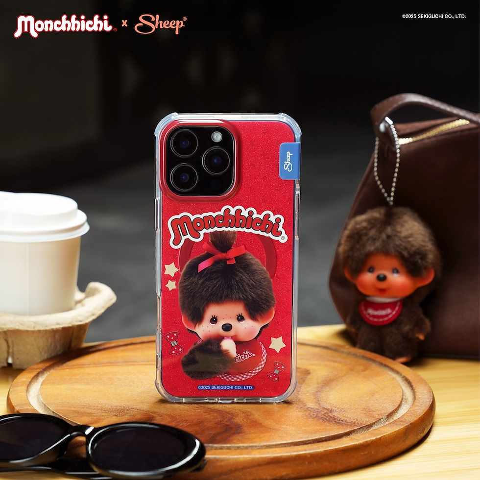 ภาพขนาดย่อ: magsafe iphone case monchhichi เคส สีแดง ม่อนชิชิ ไอโฟน มีแม่เหล็ก ลายน่ารัก กันกระแทก