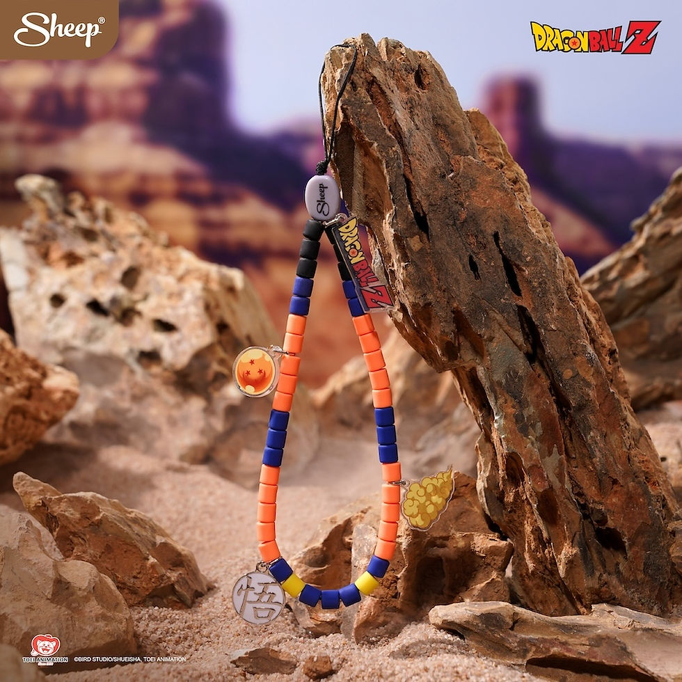 ภาพขนาดย่อ: สายคล้องมือถือลายเสื้อโกคู Sheep Charm Dragon Ball Z ดีไซน์เท่ พกพาสะดวก ลิขสิทธิ์แท้