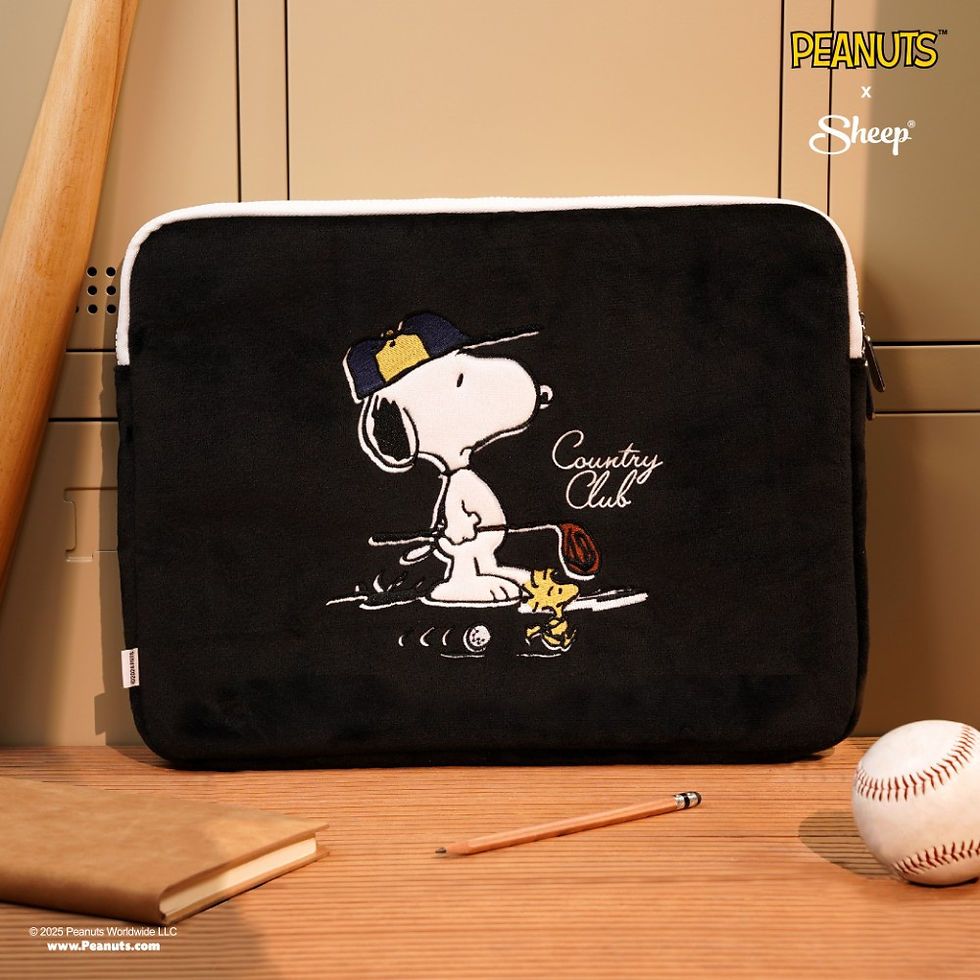 ภาพขนาดย่อ: กระเป๋าใส่ macbook case Snoopy Sleeve Peanuts พกไปเรียน