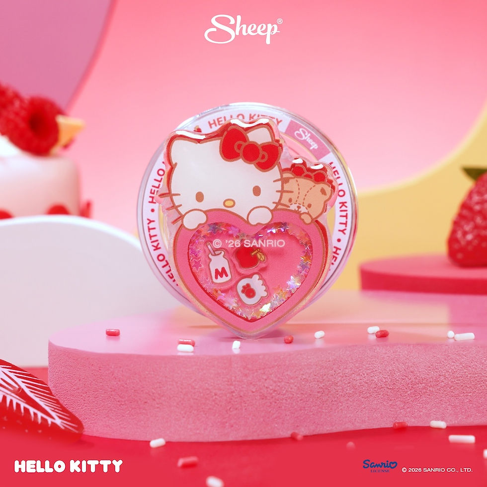 ภาพขนาดย่อ: phone accessories hello kitty ใช้คู่เคส sanrio ลิขสิทธิ์แท้ ที่แปะมือถือ magsafe คิตตี้ เขย่า ได้ sheep griptok ของแท้