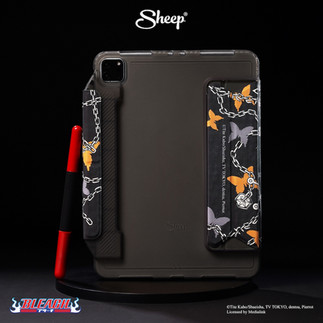 เคส ไอแพด bleach เทพมรณะ บลีช อนิเมะ สีดำ เท่ๆ ipad case พร้อมส่ง ยมทูต ichigo อิจิโกะ กันกระแทก กันงอ แถมปลอกปากกา wand