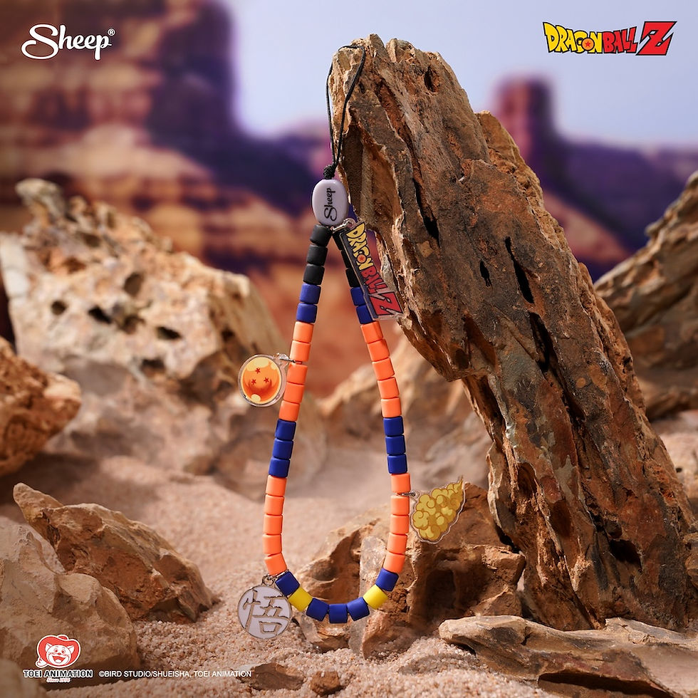 ภาพขนาดย่อ: Sheep Charm Dragon Ball Z สายคล้องโทรศัพท์ลายเสื้อโกคู ลิขสิทธิ์แท้ สำหรับแฟนพันธุ์แท้