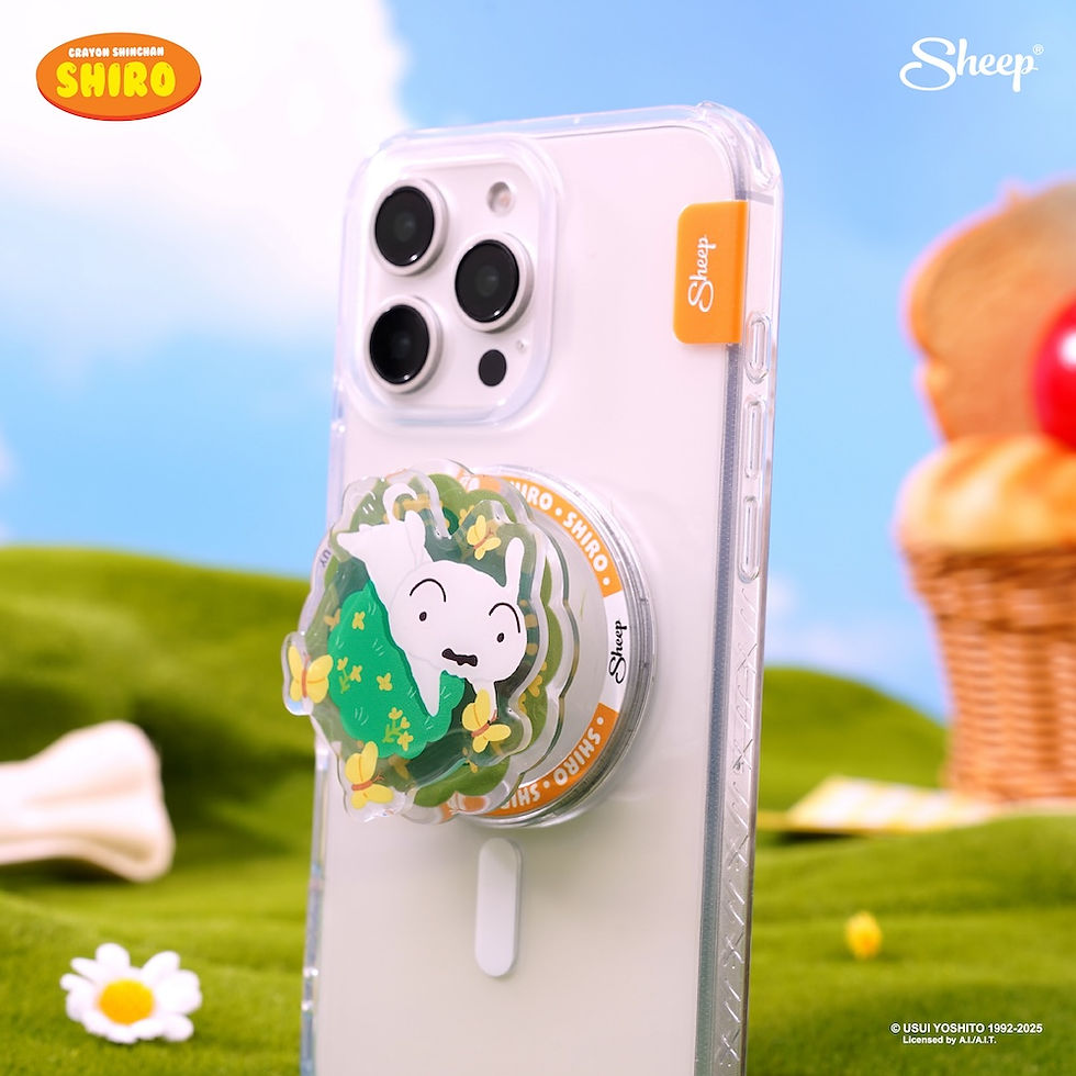 ภาพขนาดย่อ: Shiro case Griptok Shiro ของใช้คู่เคส เคสชิโร่ shinchan case
