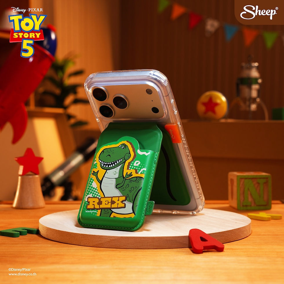 ภาพขนาดย่อ: Toy Story 5 ลิขสิทธิ์แท้ ดิสนีย์ Disney MagSafe Phone wallet stand ที่ใส่บัตร แปะ มือถือ เคส case ของสะสม ทอย สตอรี่ ตั้งได้