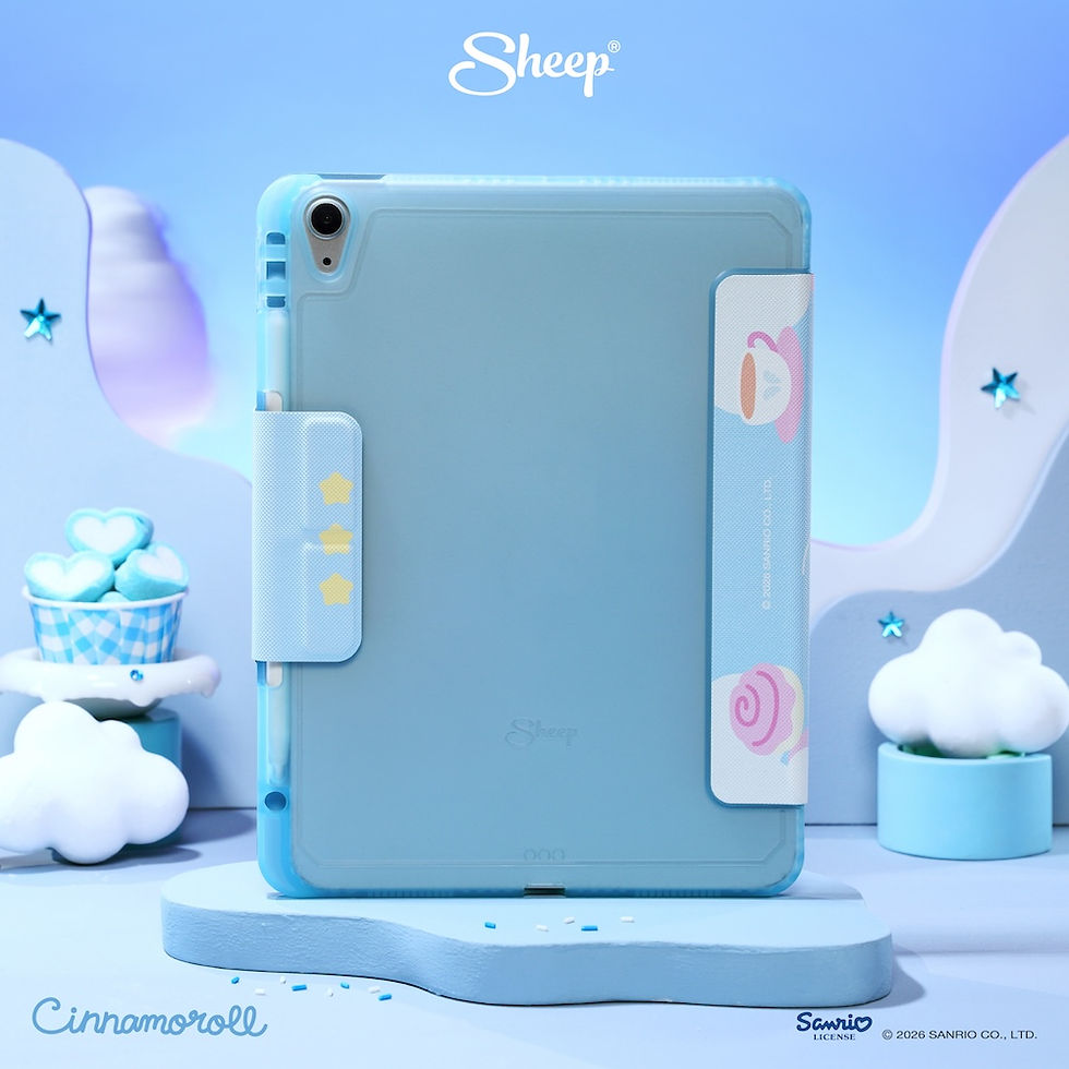 ภาพขนาดย่อ: ซินนามอนโรล ipad case sanrio เคสไอแพด cinnamoroll สีฟ้า ชมพู ลิขสิทธิ์แท้ sanrio กันกระแทก น้ำหนักเบา พกง่าย