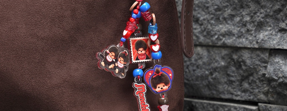 สายห้อยมือถือ ม่อนชิชิ monchhichi คอลแลปเคส ใช้คู่เคส charm 
