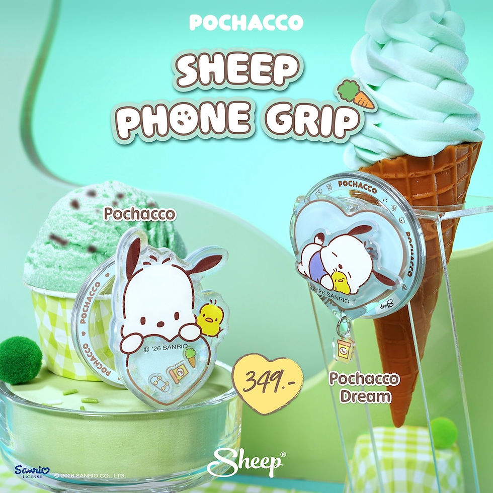sheep phone grip pochacco โปเชโกะ ใช้คู่เคส sanrio magsafe griptok ที่แปะมือถือ หมุน เขย่า ได้ ลิขสิทธิ์แท้ ซานริโอ้