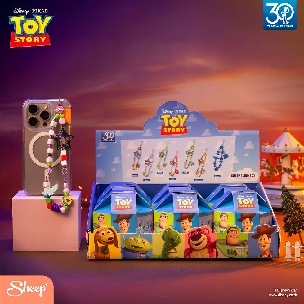 ภาพขนาดย่อ: Blindbox Toy Story สายคล้องมือ แยกชิ้นได้   Charm Toy Story กล่องสุ่ม Toy Story