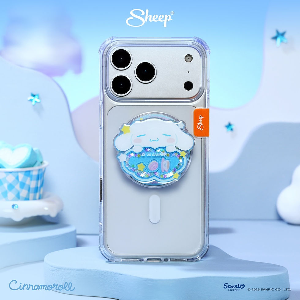 ภาพขนาดย่อ: ที่แปะมือถือ ซินนามอนโรล cinnamoroll magsafe เขย่า ได้ ใช้คู่เคส sanrio ลิขสิทธิ์แท้ phone griptok accessories