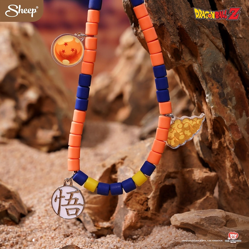 ภาพขนาดย่อ: สายคล้องมือถือลายเสื้อโกคู Sheep Charm Dragon Ball Z พลังซุปเปอร์ไซย่าที่คุณพกติดตัวได้