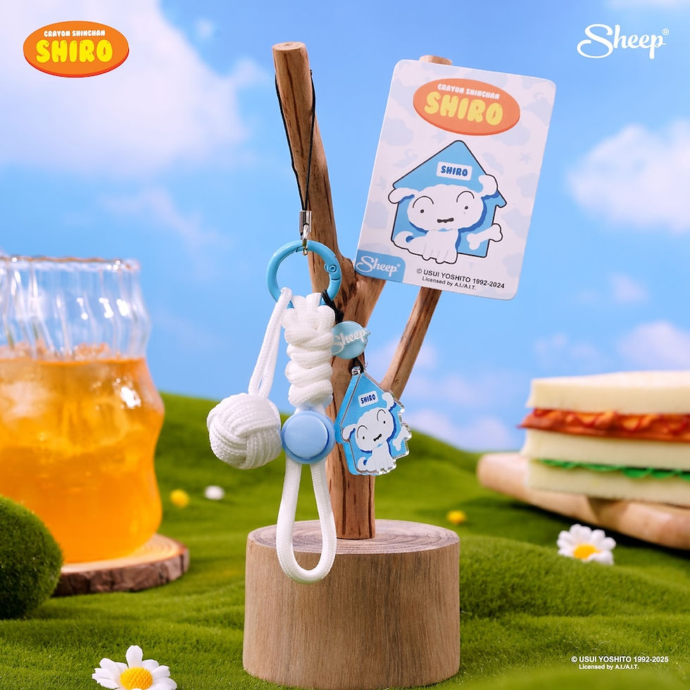 ภาพขนาดย่อ: Charm Shiro สายคล้องเชือกชิโร่ ของใช้คู่เคส กล่องสุ่มสายคล้องมือถืชิโร่