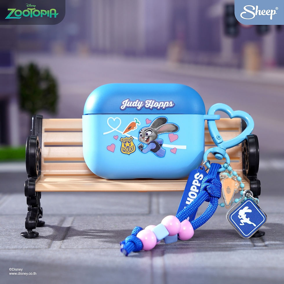 เคสแอร์พอด zootopia 2 disney ซูโทเปีย ดิสนีย์ สีฟ้า airpods case 4 pro 3 พร้อมส่ง ตัวละคร judy hopps กระต่าย จูดี้ ลายน่ารัก กันกระแทก ลิขสิทธิ์แท้ แถมพวงกุญแจ