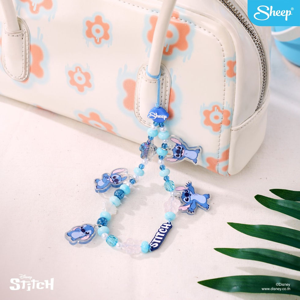 ภาพขนาดย่อ: Phone charm stitch สายห้อยโทรศัพท์ มือถือ สติทช์  Disney สติช ของแท้