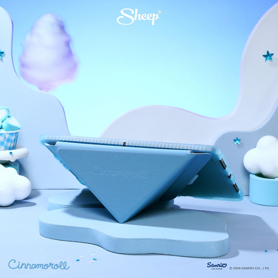 เคส ไอแพด cinnamoroll sanrio phone case ซานริโอ้ หมา ซินนามอนโรล ซินนาม่อน ของแท้ ไอแพด ipad ลิขสิทธิ์แท้ สีฟ้า ชมพู ลายน่ารัก พับ ตั้งได้ แนวตั้ง นอน กันกระแทก กันงอ