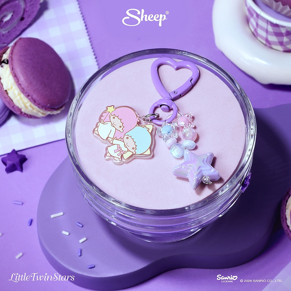 ภาพขนาดย่อ: little twin stars airpods case พร้อมส่ง ลิขสิทธิ์แท้ sanrio เคสแอร์พอด ลิตเติ้ลทวินสตาร์ สีม่วง ชมพู แถม พวงกุญแจ keyring