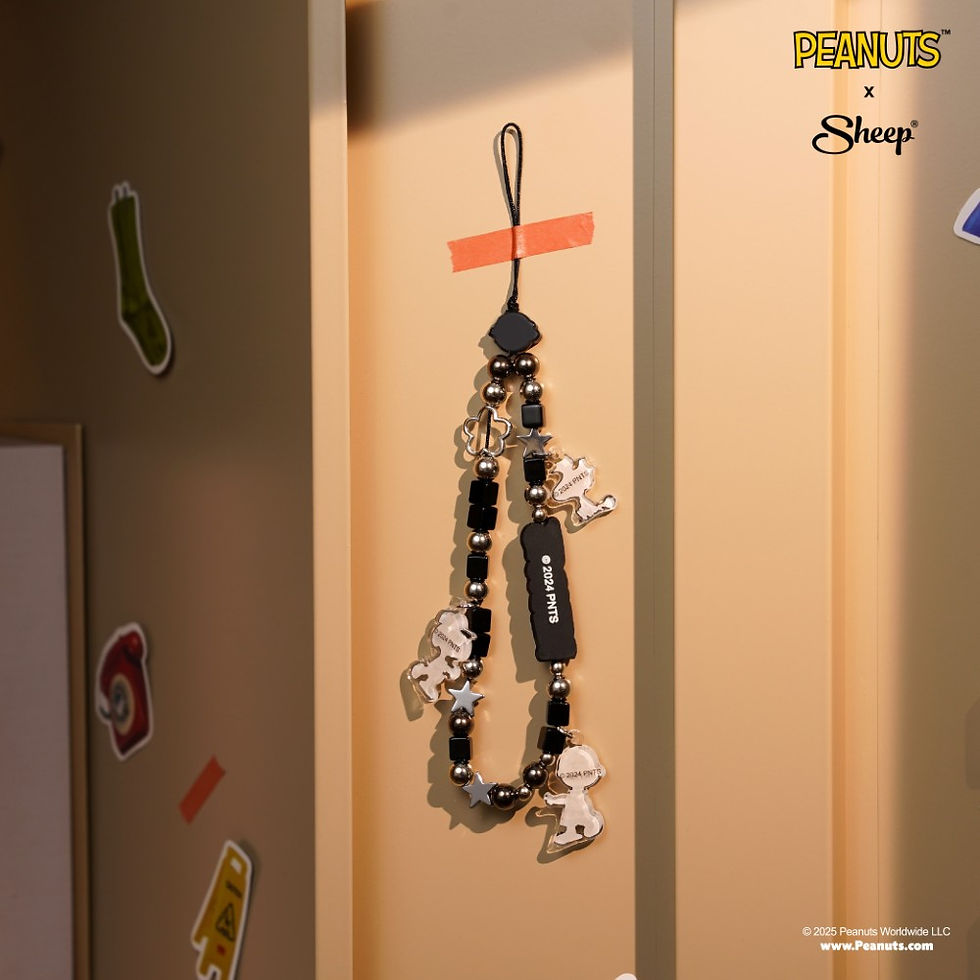 ภาพขนาดย่อ: Charm Peanuts สายคล้องมือถือ ของใช้คู่เคส Peanuts Accessories Peanuts SnoopyGadgets