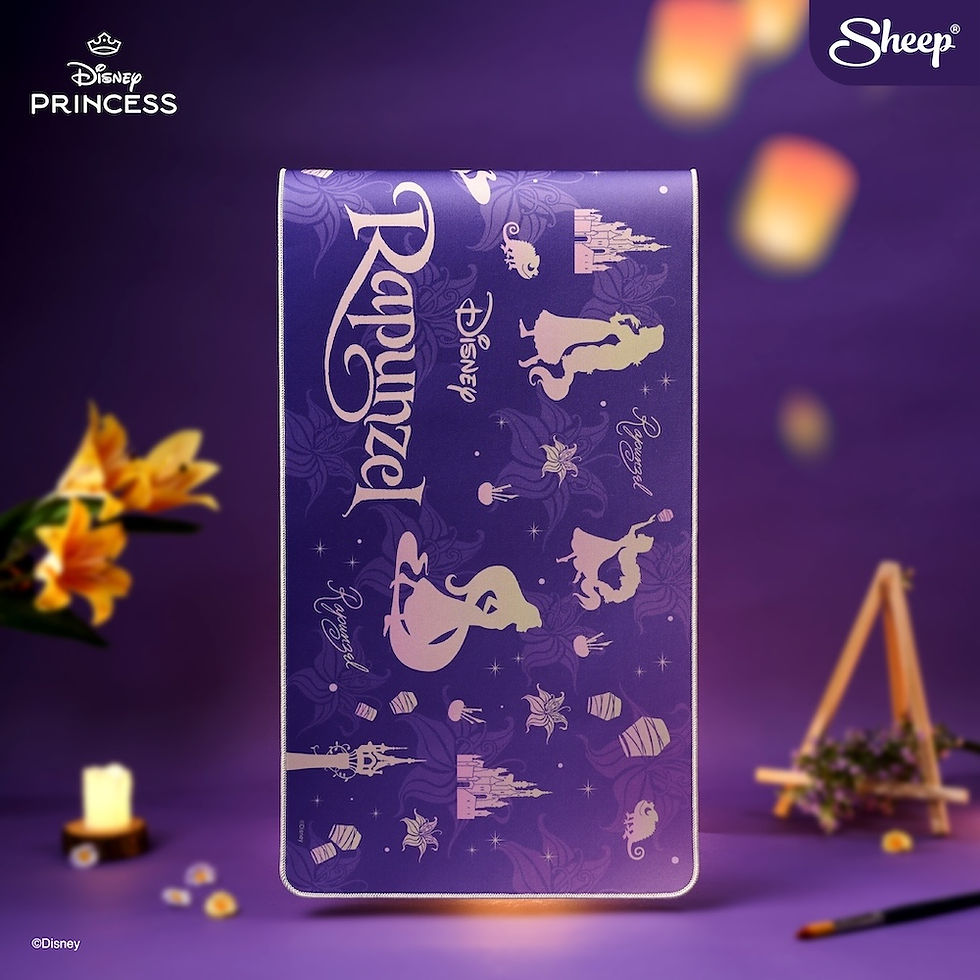 ภาพขนาดย่อ: แผ่นของเมาส์ลายน่ารัก Mousepads Disney Rapunzel ของใช้ดิสนีย์
